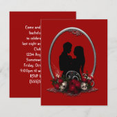 Donkere Union Vampire Gothic Wedding Kaart (Voorkant / Achterkant)