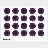 Donkere Union Vampire Gothic Wedding Ronde Sticker (Vel)