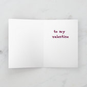 donkere valentijn feestdagen kaart (Binnen)