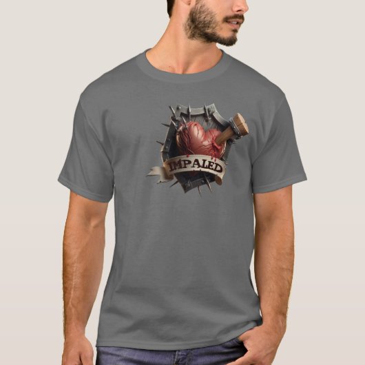 Donkere Valentijn T-shirt (Voorkant)