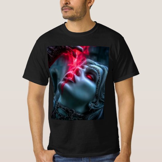 Donkere Vampier Energie T-shirt (Voorkant)
