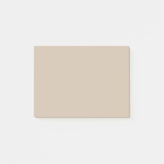 Donkere Vanille Effen Kleur Post-it® Notes (Voorkant)