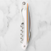 Donkere veelkleurige  stijl strepen kurkentrekker (Voorkant)