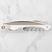 Donkere veelkleurige  stijl strepen kurkentrekker (Voorkant)