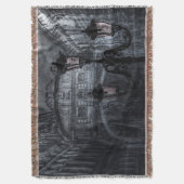 Donkere Venice Rain Bridge of Sighs bij nacht Deken (Voorkant Verticaal)