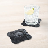 Donkere Venice Rain Bridge of Sighs bij nacht Kartonnen Onderzetters (Insitu)