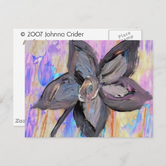 Donkere ventilator briefkaart (Voorkant / Achterkant)