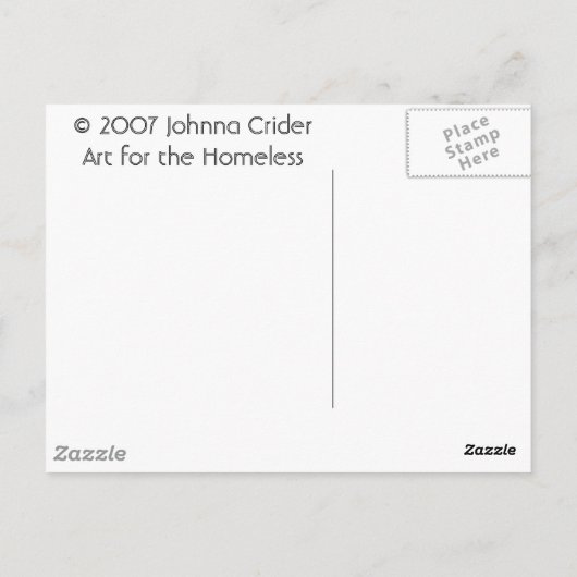 Donkere ventilator briefkaart (Achterkant)