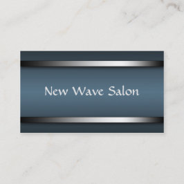 Donkere verfijnde blauwe benoemingskaarten afsprakenkaartje