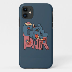 Donkere versie van Meisjeskracht Case-Mate iPhone Case