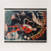 Donkere Victoriaans Magic Act-reclame Legpuzzel (Horizontaal)