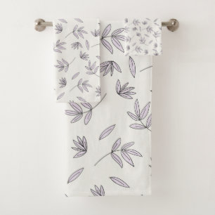 Donkere Victoriaanse botanische bloempatroon met m Bad Handdoek