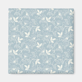 Donkere Victoriaanse botanische bloempatroon met m Magneet