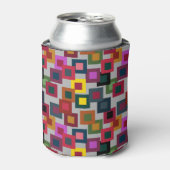 Donkere vierkantjes op licht blikjeskoeler (Blikje Voorkant)