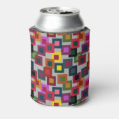 Donkere vierkantjes op licht blikjeskoeler (Blikje Achterkant)