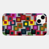 Donkere vierkantjes op licht Case-Mate iPhone case (Achterkant (horizontaal))