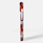 Donkere vierkantjes op licht Case-Mate iPhone case (Achterkant / Links)