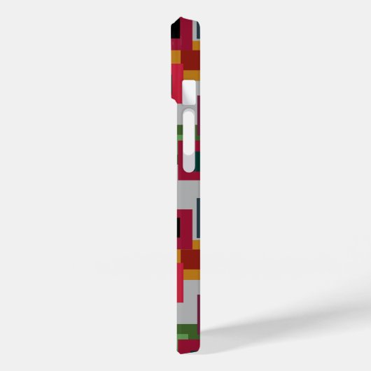 Donkere vierkantjes op licht Case-Mate iPhone case (Achterkant / Links)