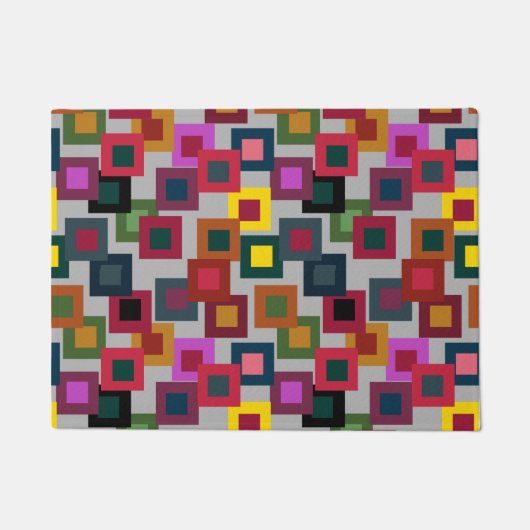 Donkere vierkantjes op licht deurmat (Voorkant)