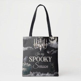 Donkere Vintage Gotische Schedel Jaarlijkse Hallow Tote Bag