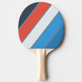 Donkere Vintage Krachtige Gestreepte Tafeltennisbatje