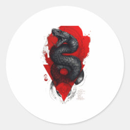 Donkere Viper Trash Polka Sticker
