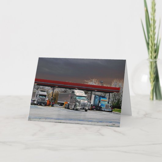 Donkere visie-Vaderdag Kaart (Voorkant)