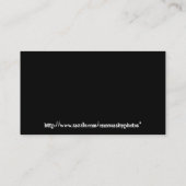 donkere visitekaartje (Achterkant)