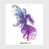 Donkere, vlakke haarlaptop met vinyl sticker (Vel)