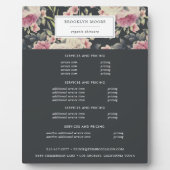 Donkere vlakken met vlakke Logo Fotoplaat (Voorkant)