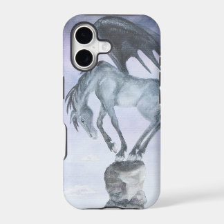 Donkere Vleugelfantasie Paard iPhone 5 Hoes