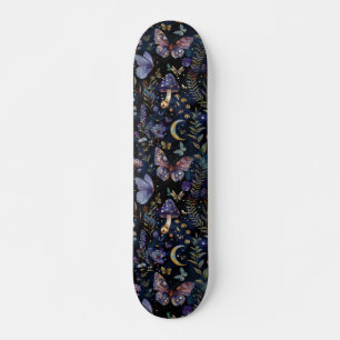 Donkere Vlinder Botanische Hemel Schaatsbord Persoonlijk Skateboard