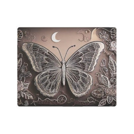 donkere vlinderprint