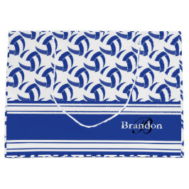 Donkere volleyballen personaliseren groot cadeauzakje