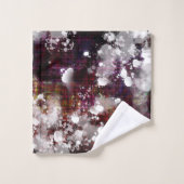 Donkere voorbereiding bad handdoek (Wasdoekje)