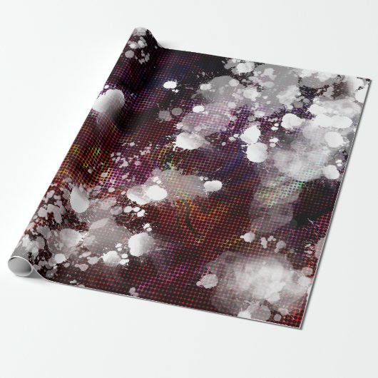 Donkere voorbereiding cadeaupapier (Uitgerold)