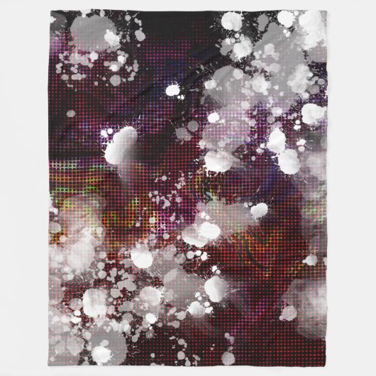 Donkere voorbereiding fleece deken (Voorkant)