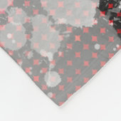 Donkere voorbereiding fleece deken (Hoek)