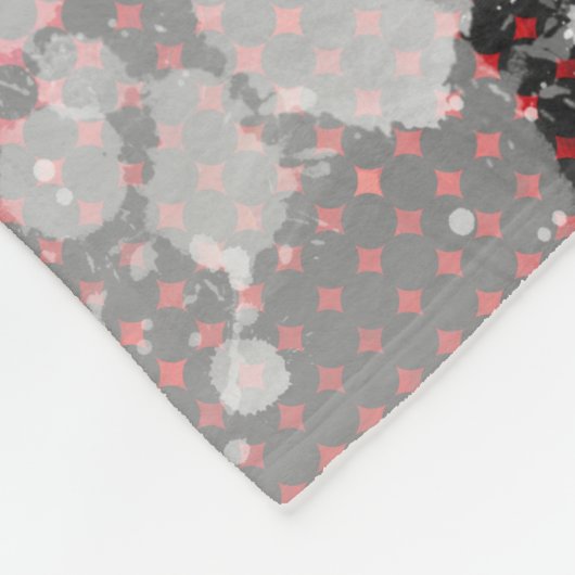 Donkere voorbereiding fleece deken (Hoek)