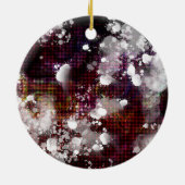 Donkere voorbereiding keramisch ornament (Achterkant)