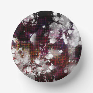 Donkere voorbereiding papieren kommen