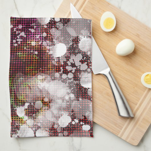 Donkere voorbereiding theedoek (Quarter Fold)