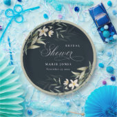 Donkere Vrijgezellenfeest van de Zeemacht, wit gro Papieren Bordje (Feest)