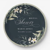 Donkere Vrijgezellenfeest van de Zeemacht, wit gro Papieren Bordje (Voorkant)