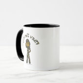 Donkere Vrouw Army Girl Mok (Voorkant links)