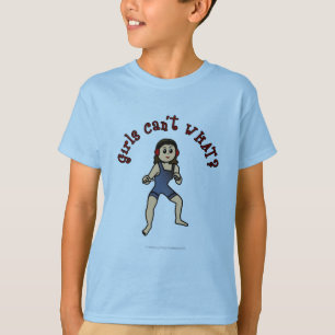 Donkere Vrouw Wrestler T-shirt