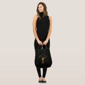 Donkere vrouwen Discus Tote Bag (Voorkant (model))