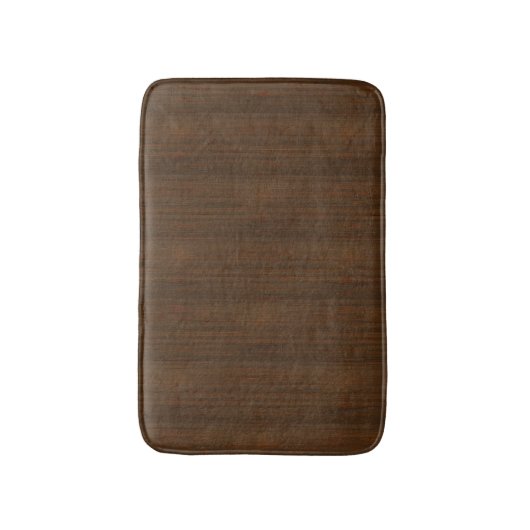 Donkere walnoot Brown Bamboo Wood Grain: Badmat (Voorkant Verticaal)