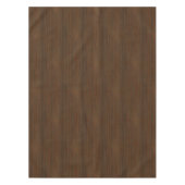 Donkere walnoot Brown Bamboo Wood Grain: Tafelkleed (Voorkant)