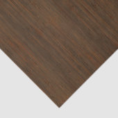 Donkere walnoot Brown Bamboo Wood Grain: Tissuepapier (Detail)
